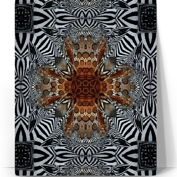 Zebra 24x30 Canvas Print