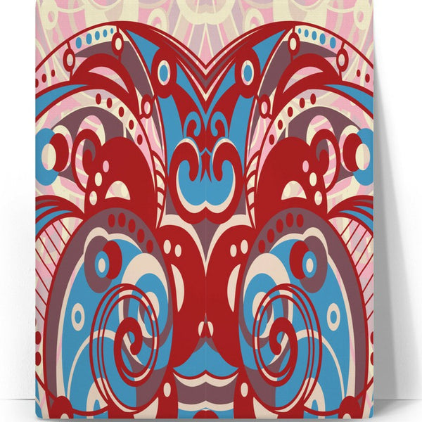 Red Blue Poly 24x30 Canvas Prints