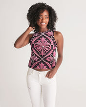 Load image into Gallery viewer, Rosa Y Negro 3D 2 Women&#39;s All-Over Print Cropped Tank