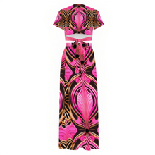 Cargar imagen en el visor de la galería, RYN1 Women&#39;s V-Neck Top and Long Skirt Set