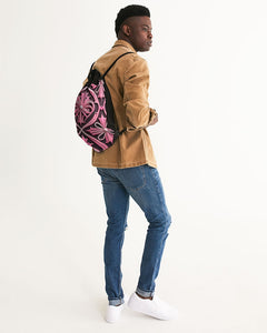 Rosa Y Negro 3D 2 Canvas Drawstring Bag