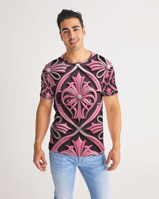 Rosa Y Negro 3D 2 Men's All-Over Print Tee