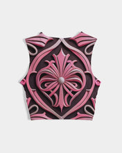 Load image into Gallery viewer, Rosa Y Negro 3D 2 Women&#39;s  All-Over Print Twist-Front Tank