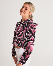 Load image into Gallery viewer, Tbd Women&#39;s All-Over Print Cropped Hoodie