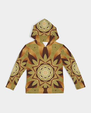 Wood Gold 1 Kids All-Over Print Hoodie