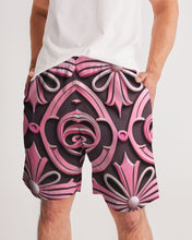 Load image into Gallery viewer, Rosa Y Negro 3D 2 Men&#39;s All-Over Print Jogger Shorts