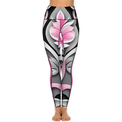 Custom Women's All Over Printed High Waist Yoga Skinny Pants