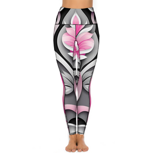 Custom Women's All Over Printed High Waist Yoga Skinny Pants