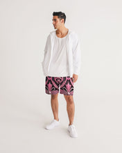 Load image into Gallery viewer, Rosa Y Negro 3D 2 Men&#39;s All-Over Print Jogger Shorts