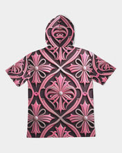 Load image into Gallery viewer, Rosa Y Negro 3D 2 Men&#39;s All-Over Print Premium Heavyweight Short Sleeve Hoodie