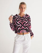 Load image into Gallery viewer, Tbd Women&#39;s All-Over Print Cropped Windbreaker