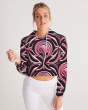 Load image into Gallery viewer, Tbd Women&#39;s All-Over Print Cropped Hoodie