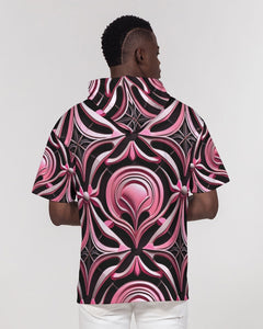 Tbd Men's All-Over Print Premium Heavyweight Short Sleeve Hoodie