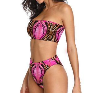 RYN 1 Women's Bandeau Bikini with Padding