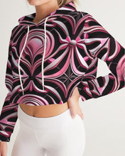 Load image into Gallery viewer, Tbd Women&#39;s All-Over Print Cropped Hoodie