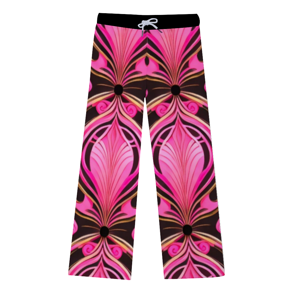RYN1  Women Yoga Sweatpants Wide Leg
