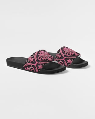 Rosa Y Negro 3D 2 Women's Slide Sandal
