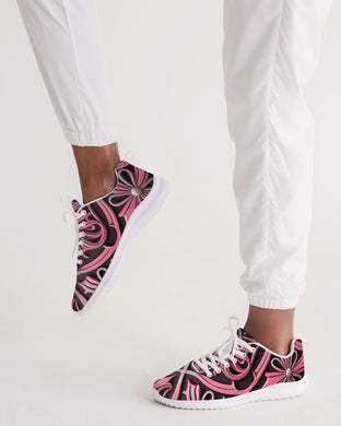 Rosa Y Negro 3D 2 Women's Athletic Shoe