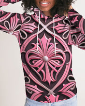 Load image into Gallery viewer, Rosa Y Negro 3D 2 Women&#39;s All-Over Print Hoodie