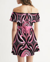 Load image into Gallery viewer, Tbd Women&#39;s All-Over Print Off-Shoulder Dress