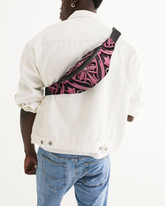 Rosa Y Negro 3D 2 Crossbody Sling Bag