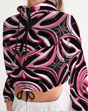 Load image into Gallery viewer, Tbd Women&#39;s All-Over Print Cropped Windbreaker