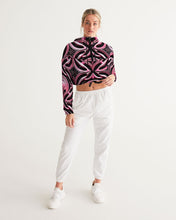 Load image into Gallery viewer, Tbd Women&#39;s All-Over Print Cropped Windbreaker