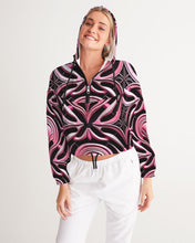 Load image into Gallery viewer, Tbd Women&#39;s All-Over Print Cropped Windbreaker