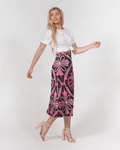 Load image into Gallery viewer, Rosa Y Negro 3D 2 Women&#39;s All-Over Print A-Line Midi Skirt