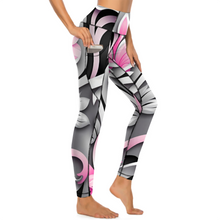 Indlæs billede til gallerivisning Custom Women&#39;s All Over Printed High Waist Yoga Skinny Pants