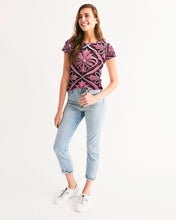 Load image into Gallery viewer, Rosa Y Negro 3D 2 Women&#39;s All-Over Print Tee