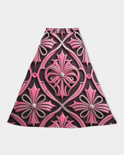 Load image into Gallery viewer, Rosa Y Negro 3D 2 Women&#39;s All-Over Print A-Line Midi Skirt