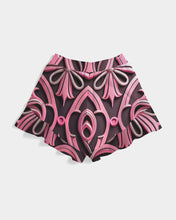 Load image into Gallery viewer, Rosa Y Negro 3D 2 Women&#39;s All-Over Print Ruffle Shorts