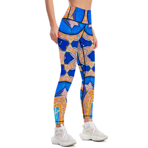 Customizable Women's All Over Print High Waisted Yoga Leggings