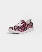 Load image into Gallery viewer, Rosa Y Negro 3D 2 Women&#39;s Lace Up Flyknit Shoe