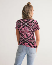 Load image into Gallery viewer, Rosa Y Negro 3D 2 Women&#39;s All-Over Print V-Neck Tee