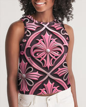 Load image into Gallery viewer, Rosa Y Negro 3D 2 Women&#39;s All-Over Print Cropped Tank