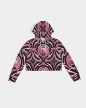 Load image into Gallery viewer, Tbd Women&#39;s All-Over Print Cropped Hoodie
