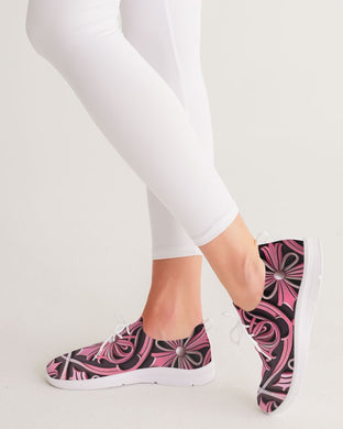 Rosa Y Negro 3D 2 Women's Lace Up Flyknit Shoe