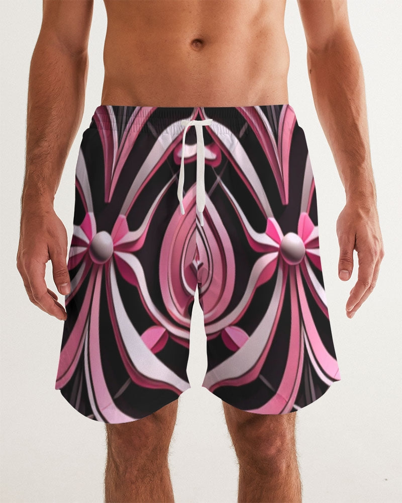 Tbd Men's All-Over Print Swim Trunk