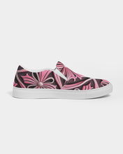 Load image into Gallery viewer, Rosa Y Negro 3D 2 Women&#39;s Slip-On Canvas Shoe