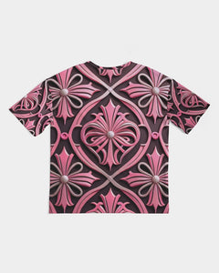 Rosa Y Negro 3D 2 Men's All-Over Print Premium Heavyweight Tee
