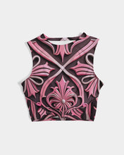 Load image into Gallery viewer, Rosa Y Negro 3D 2 Women&#39;s  All-Over Print Twist-Front Tank