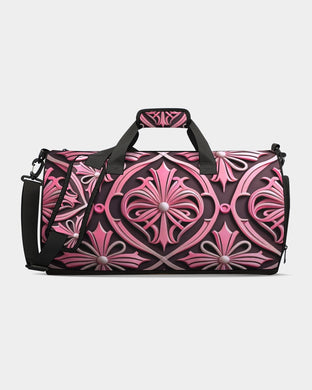 Rosa Y Negro 3D 2 Sports Duffle Bag