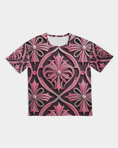 Rosa Y Negro 3D 2 Men's All-Over Print Premium Heavyweight Tee