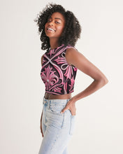 Load image into Gallery viewer, Rosa Y Negro 3D 2 Women&#39;s  All-Over Print Twist-Front Tank