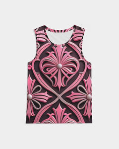 Rosa Y Negro 3D 2 Men's All-Over Print Sport Tank