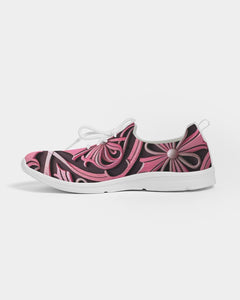 Rosa Y Negro 3D 2 Men's Lace Up Flyknit Shoe