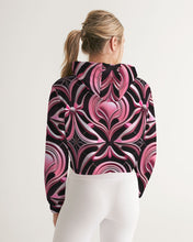 Load image into Gallery viewer, Tbd Women&#39;s All-Over Print Cropped Hoodie