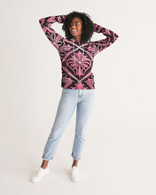 Load image into Gallery viewer, Rosa Y Negro 3D 2 Women&#39;s All-Over Print Hoodie
